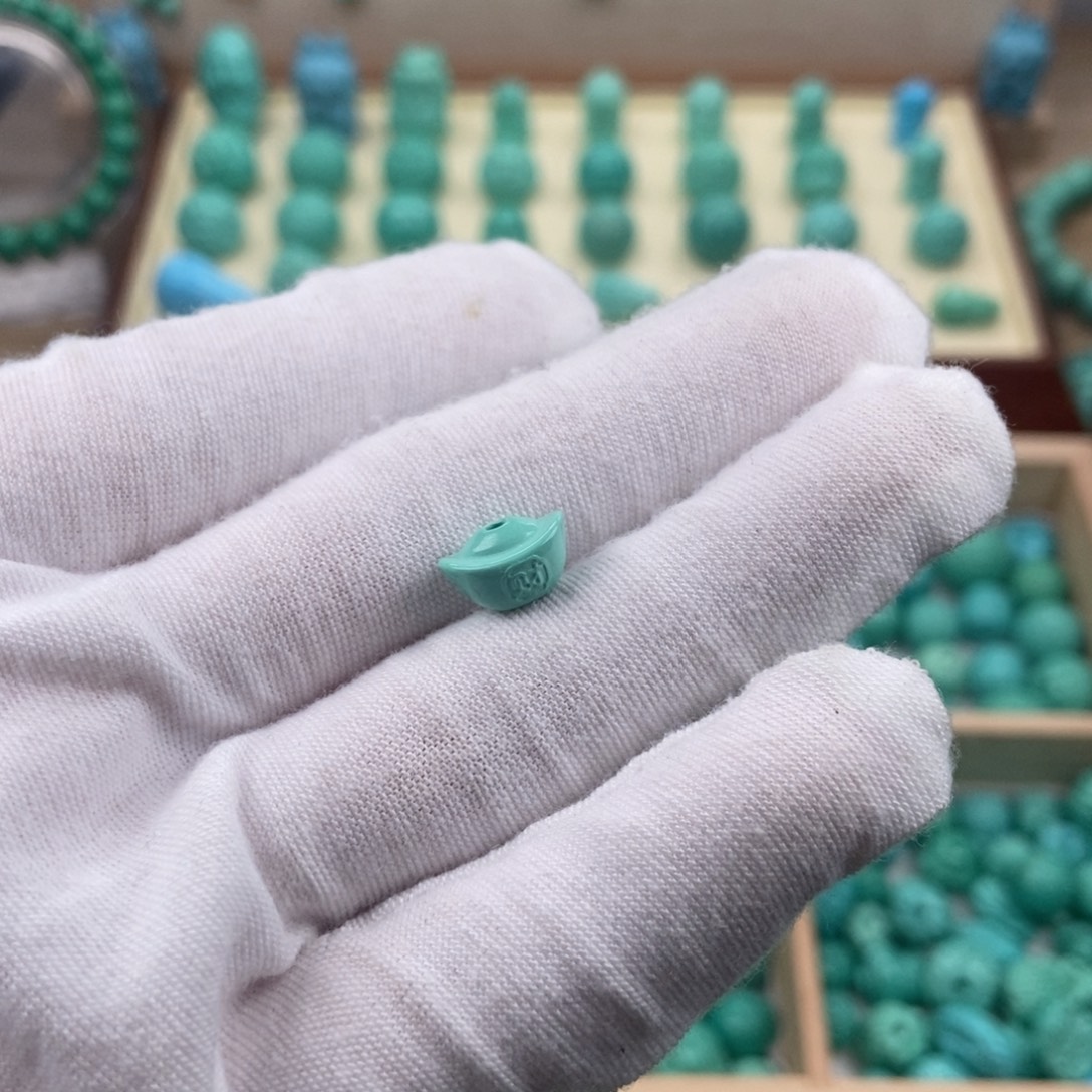 湖北精品雕刻元宝8mm