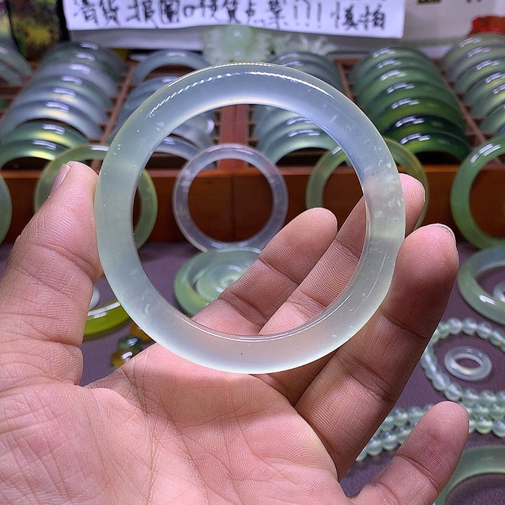 蛇纹石玉合金手镯