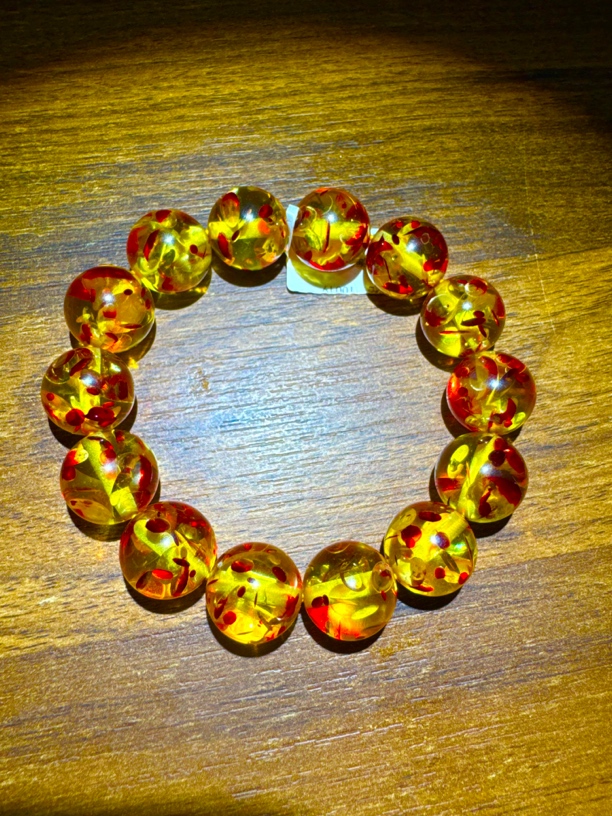 ML0545 波罗海花珀手串（无礼盒）