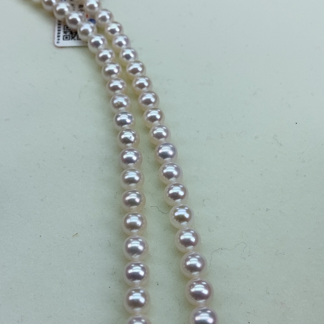 淡水珍珠7.5极强天女光超亮媲美海水银S925镶嵌