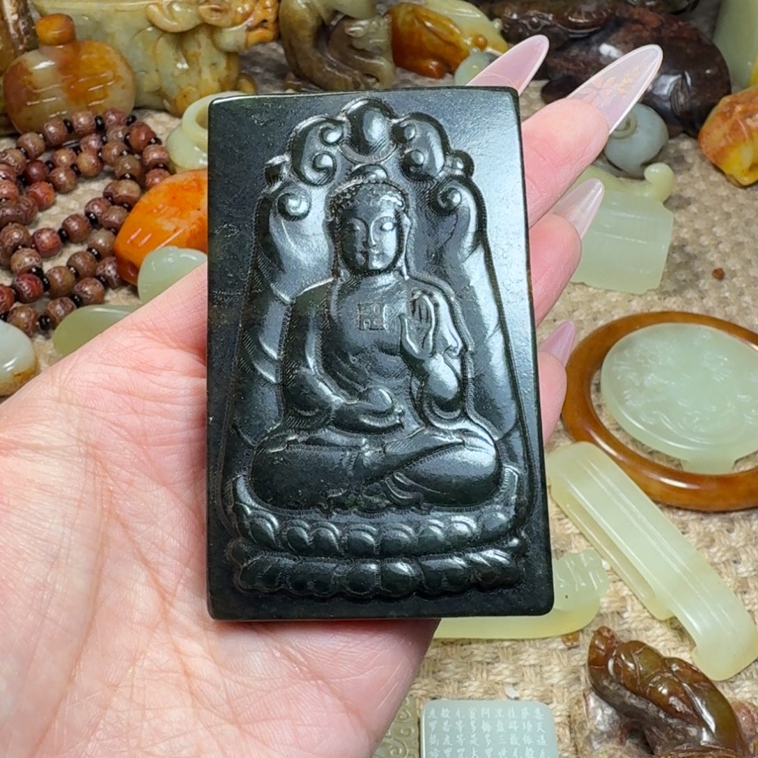 白玉菩提吊坠挂件