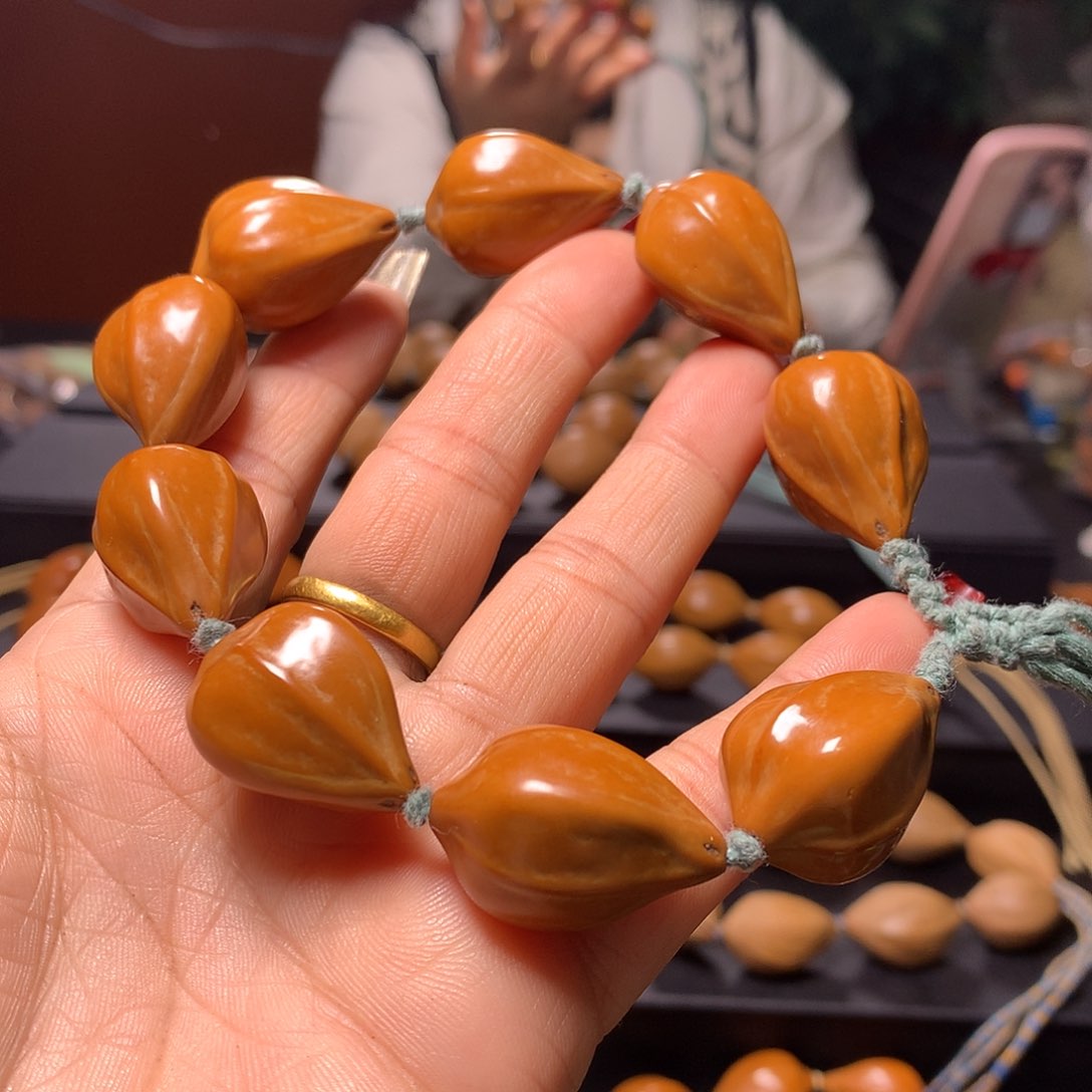 橄榄核手串/手链平***，三花手串