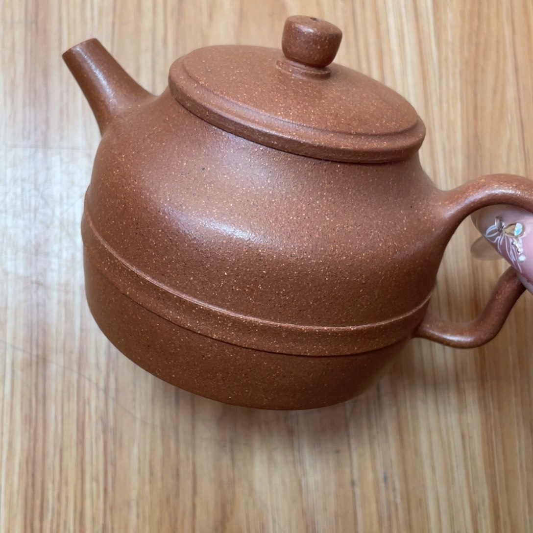 茶壶底槽青紫砂艺术作品