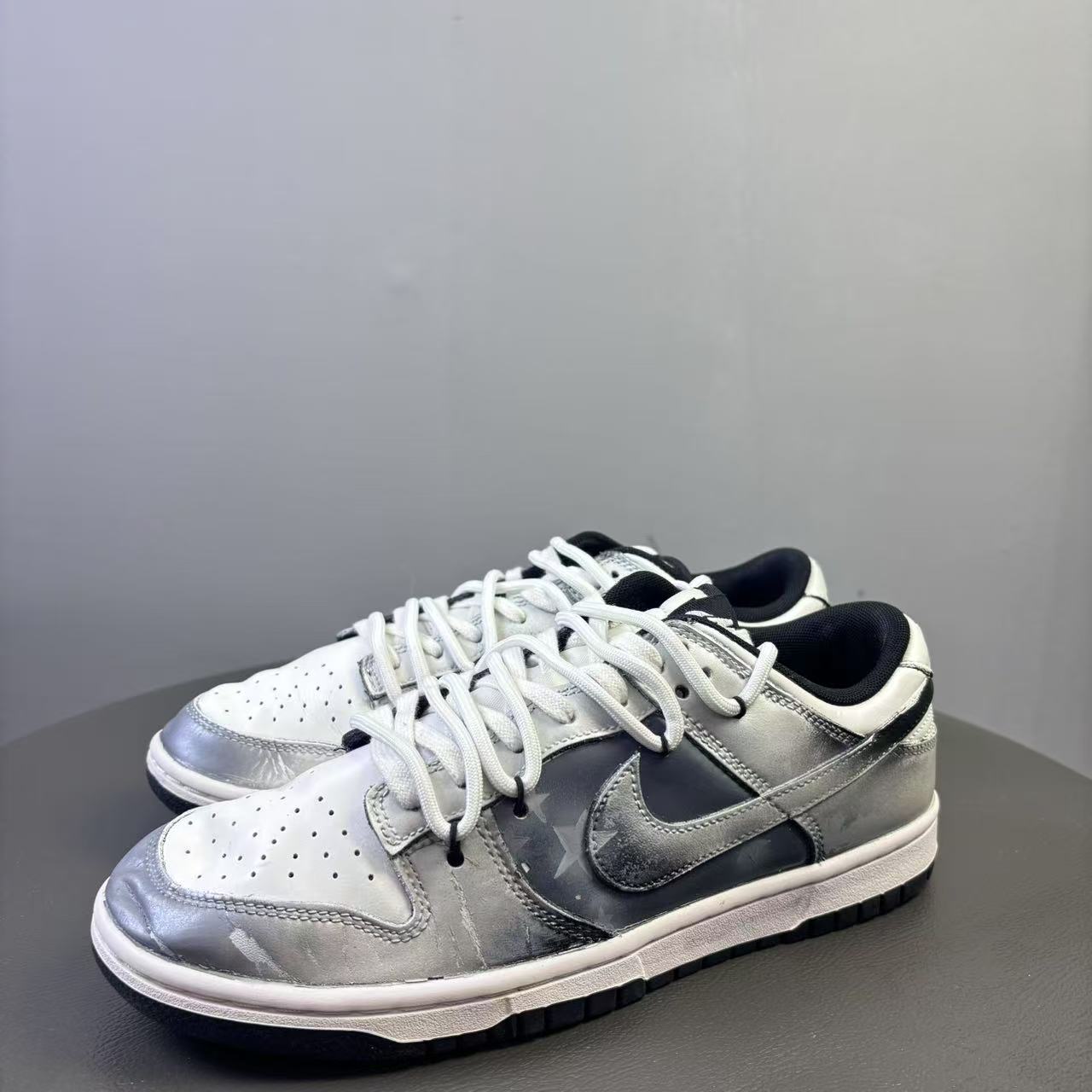 90新 maje 42码 Dunk定制白灰板鞋 非原盒