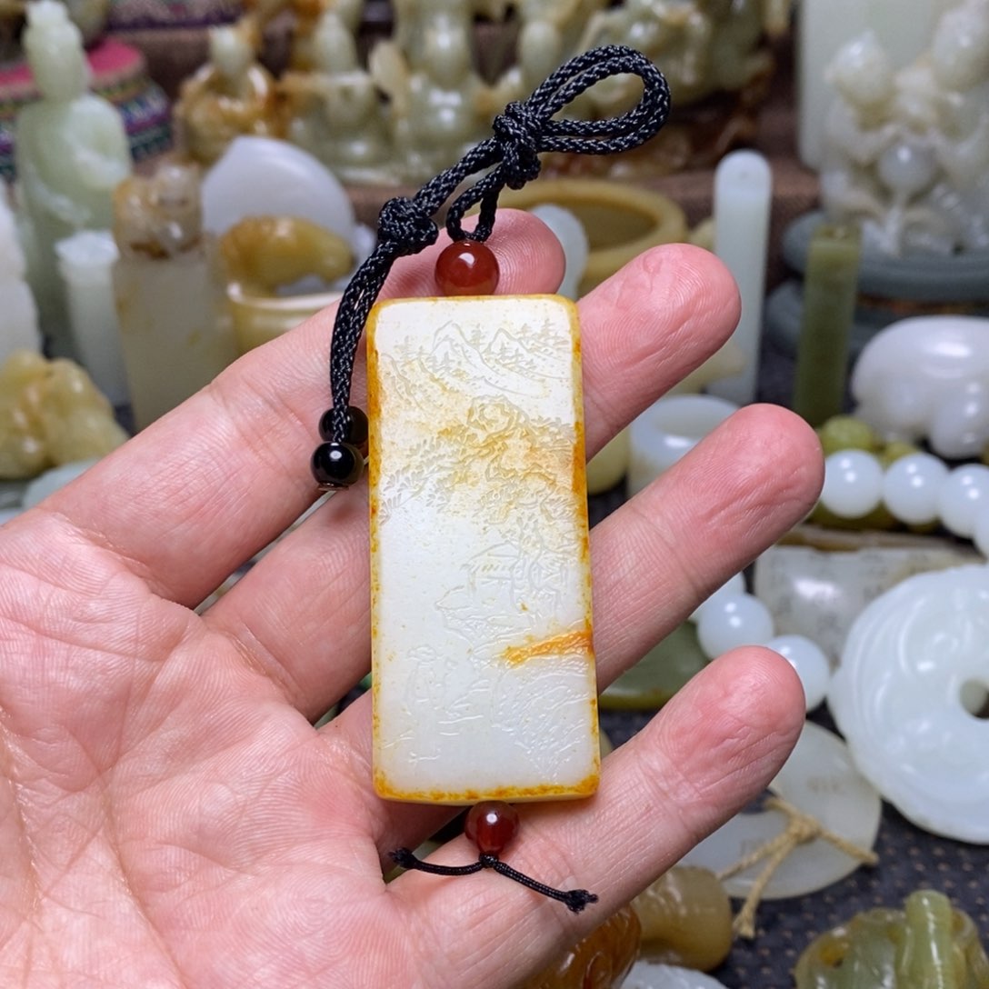 和田玉挂件未镶嵌