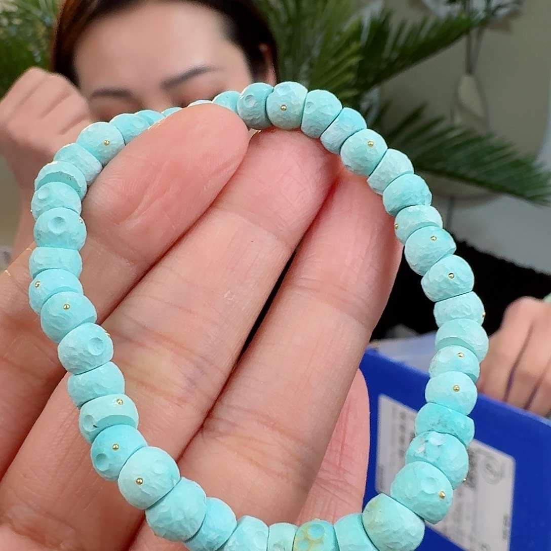 绿松石珠宝奇石未镶嵌