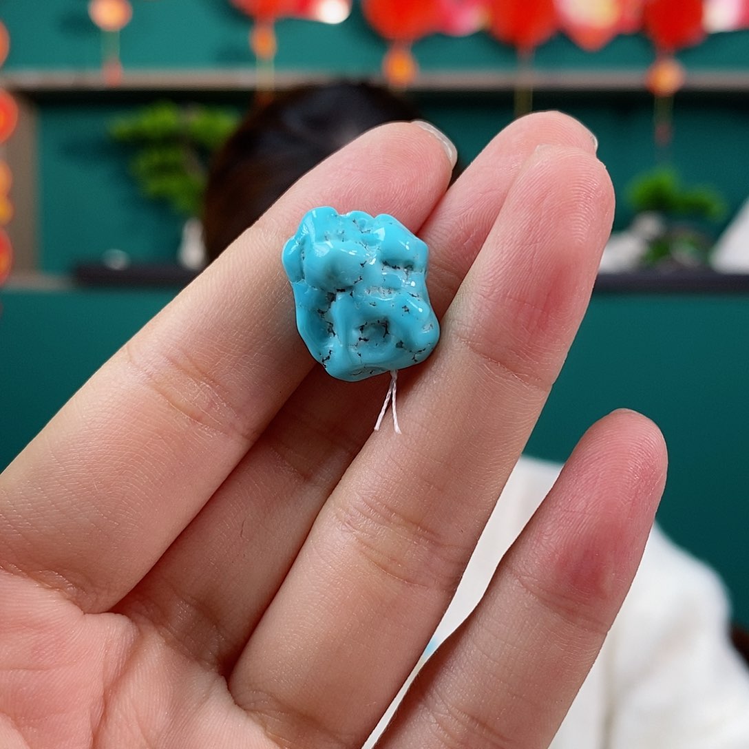 绿松石珠宝奇石未镶嵌