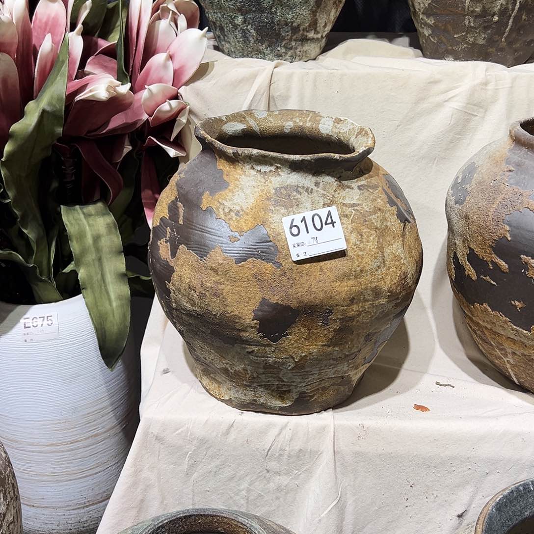 瓶6104高28口15陶瓷花瓶无孔