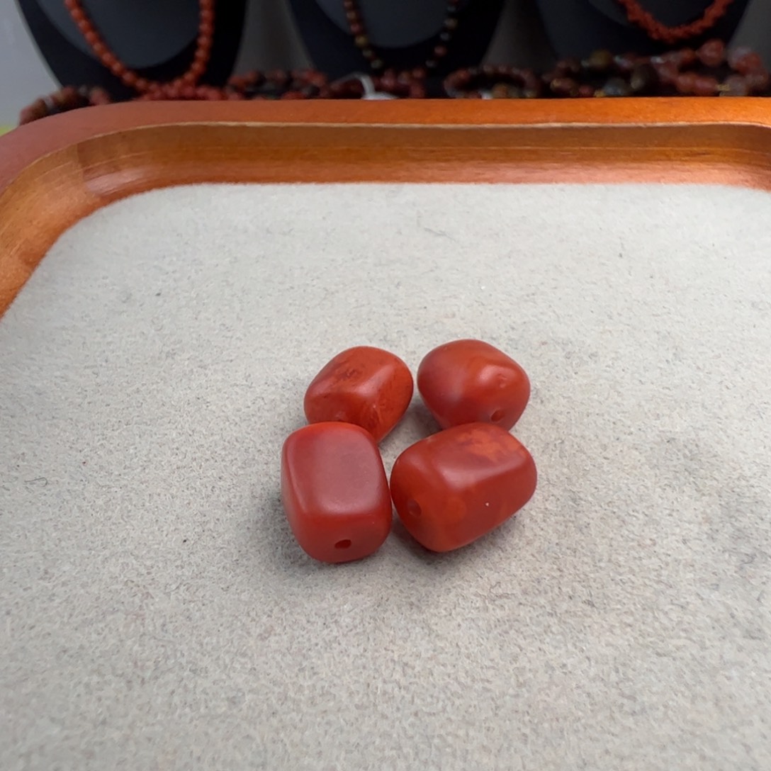 南红玛瑙未镶嵌（哑光随型9*8mm