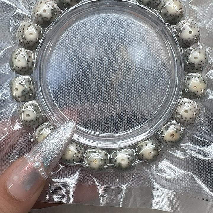 星月菩提手串440高端绿包白星月菩提12桶单圈