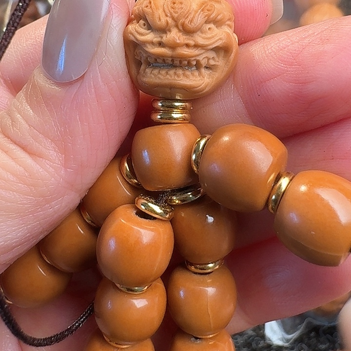 橄榄核吊坠猴头恶僧