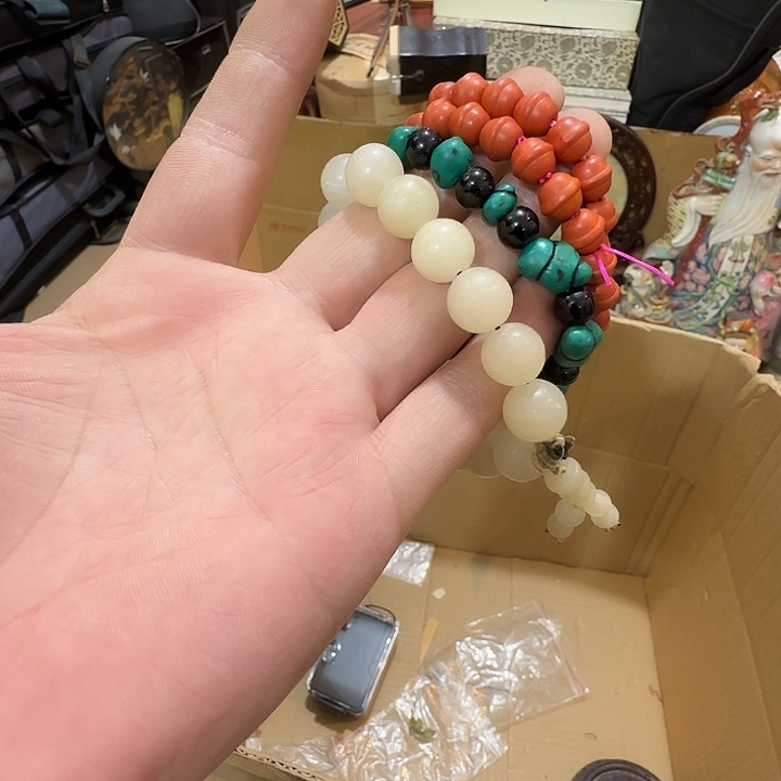 任***清紫檀木类端景台老物件