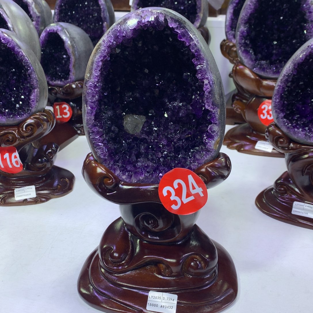 未镶嵌紫晶大型摆件（非配饰）晶