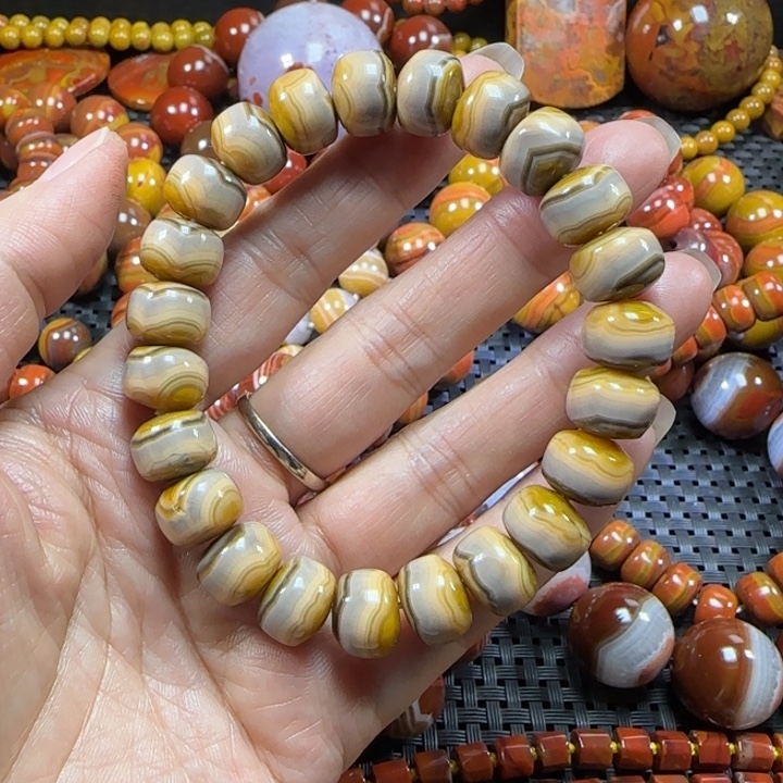 玛瑙/玉髓未镶嵌手串