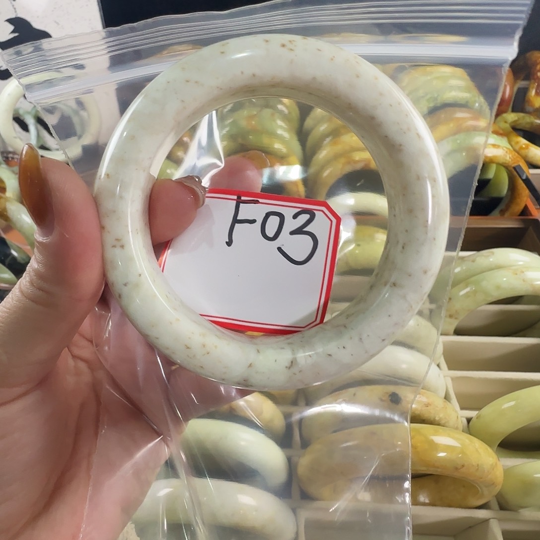 安***_蛇纹石玉合金手镯