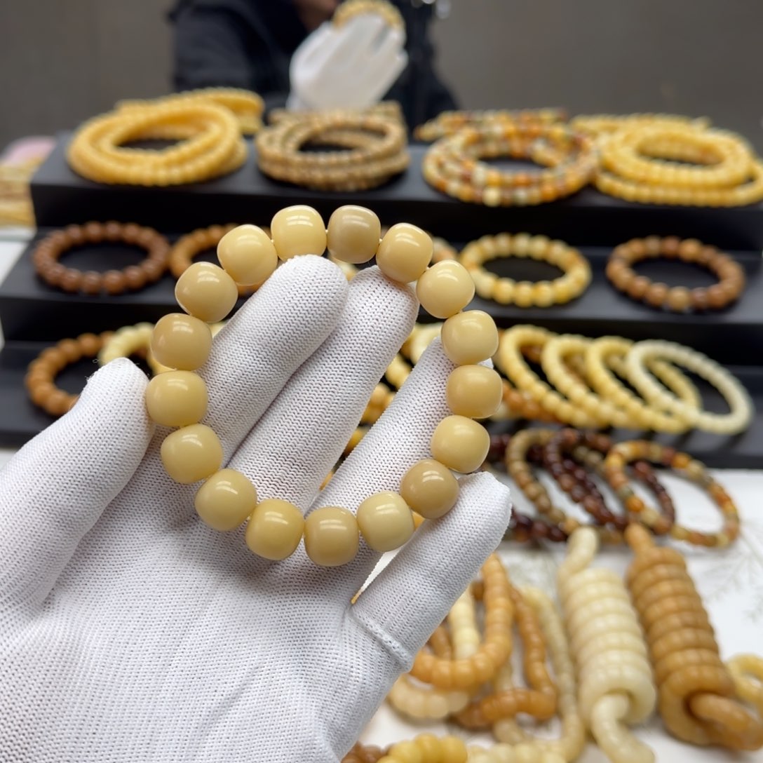【闪购商品】菩提根/象牙果手串13*14鬼工 5年