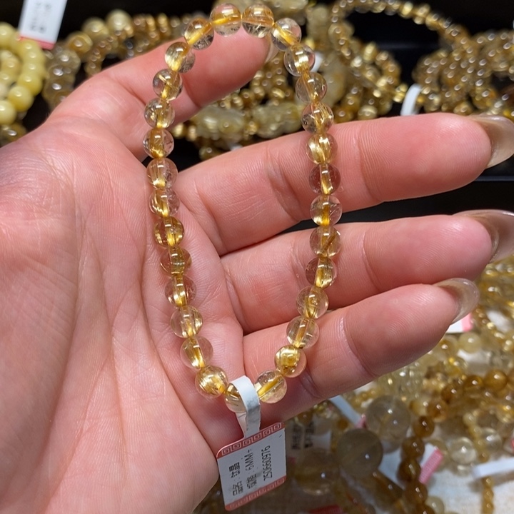 水晶手链未镶嵌R*.天然钛晶