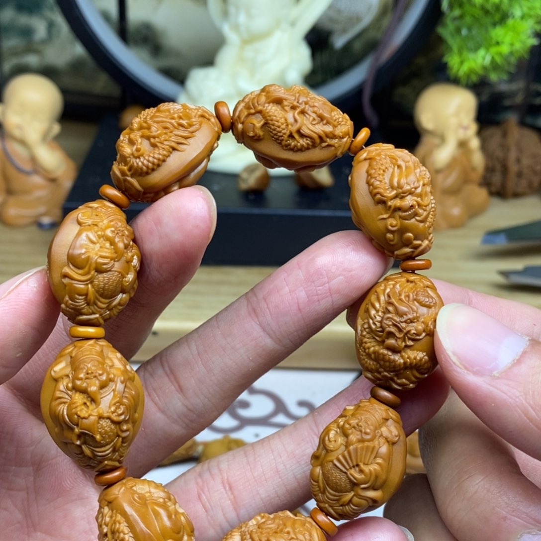 橄榄核手串/手链橄榄核雕工艺手串