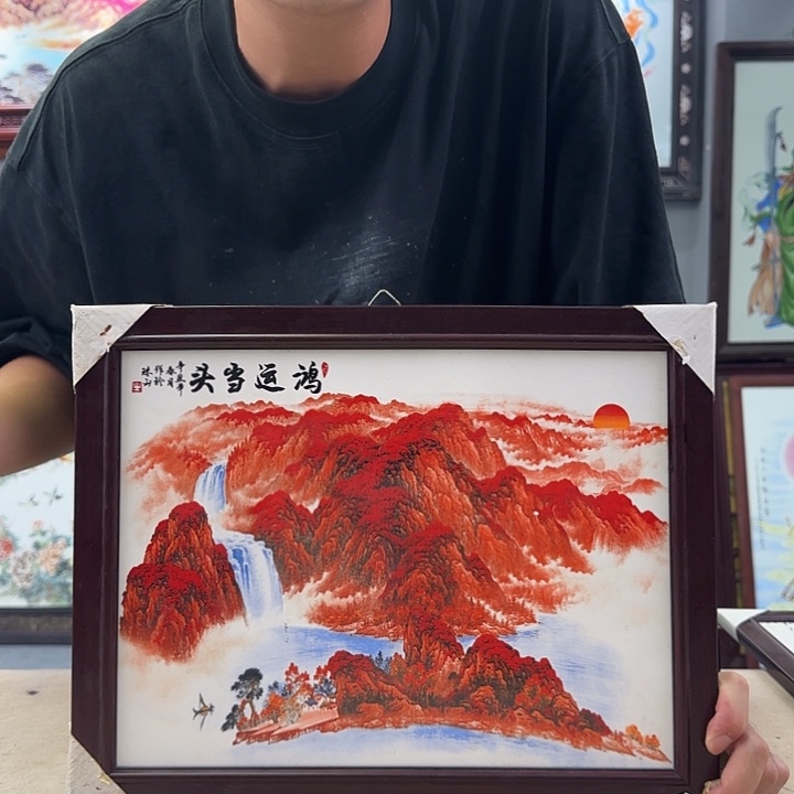 瓷片景德镇瓷板画