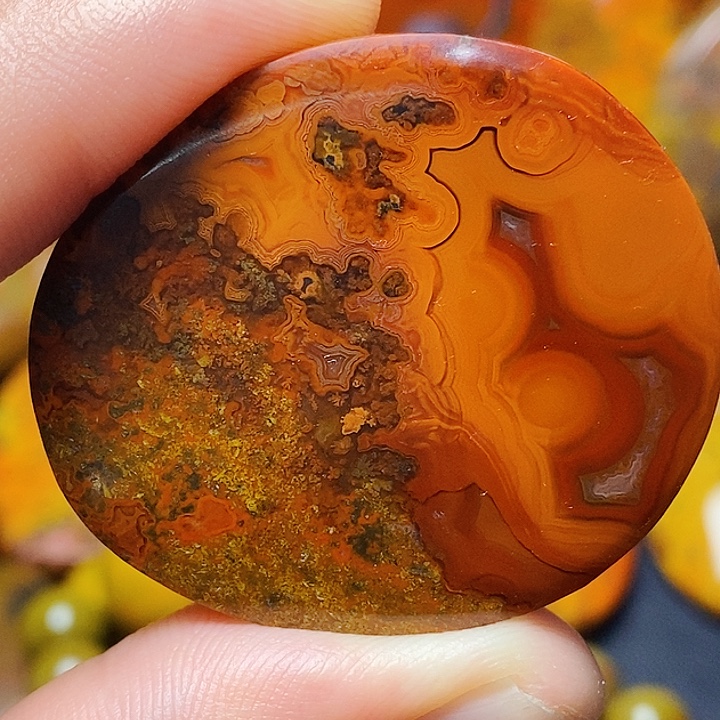 玛瑙/玉髓未镶嵌战国红