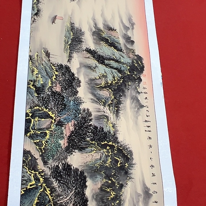 国画纯手工，纯手绘作品