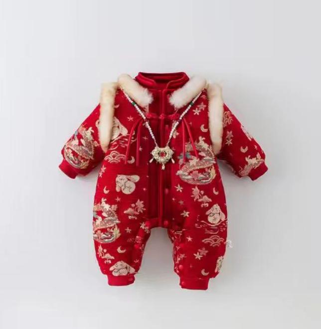 平安锁年爬服1466-小蛋黄福利