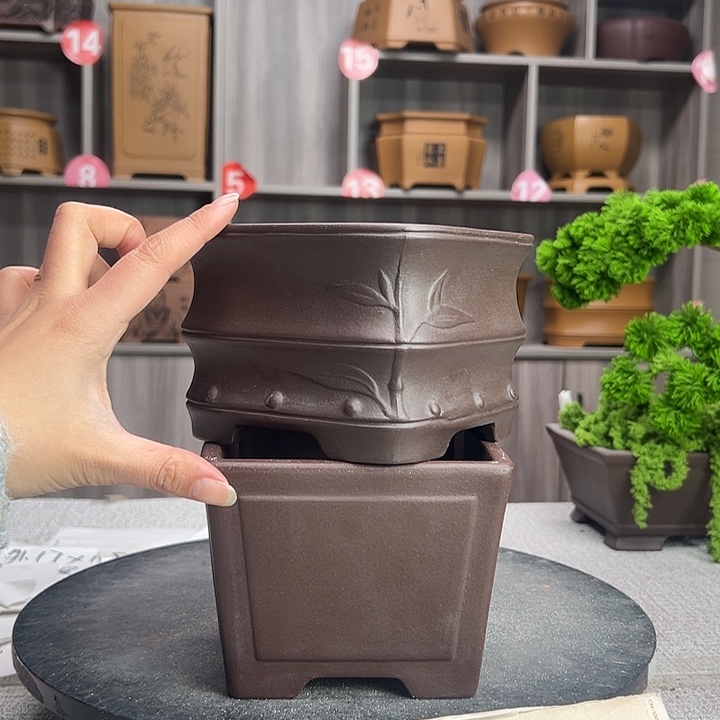 紫砂花盆紫砂第一