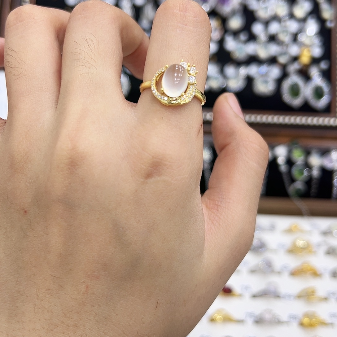 烟晶手链银S925镶嵌