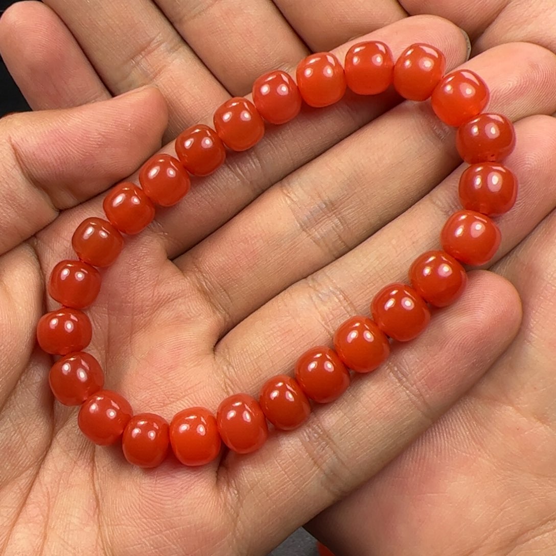 未镶嵌手串南红玛瑙逐**河