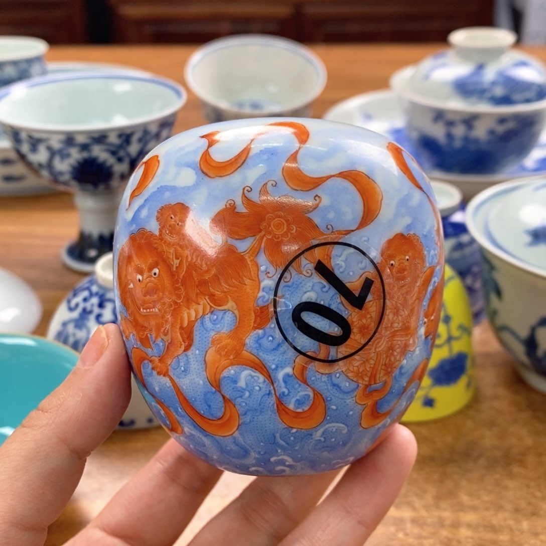 ᦔ****霖手工手绘柴窑单杯