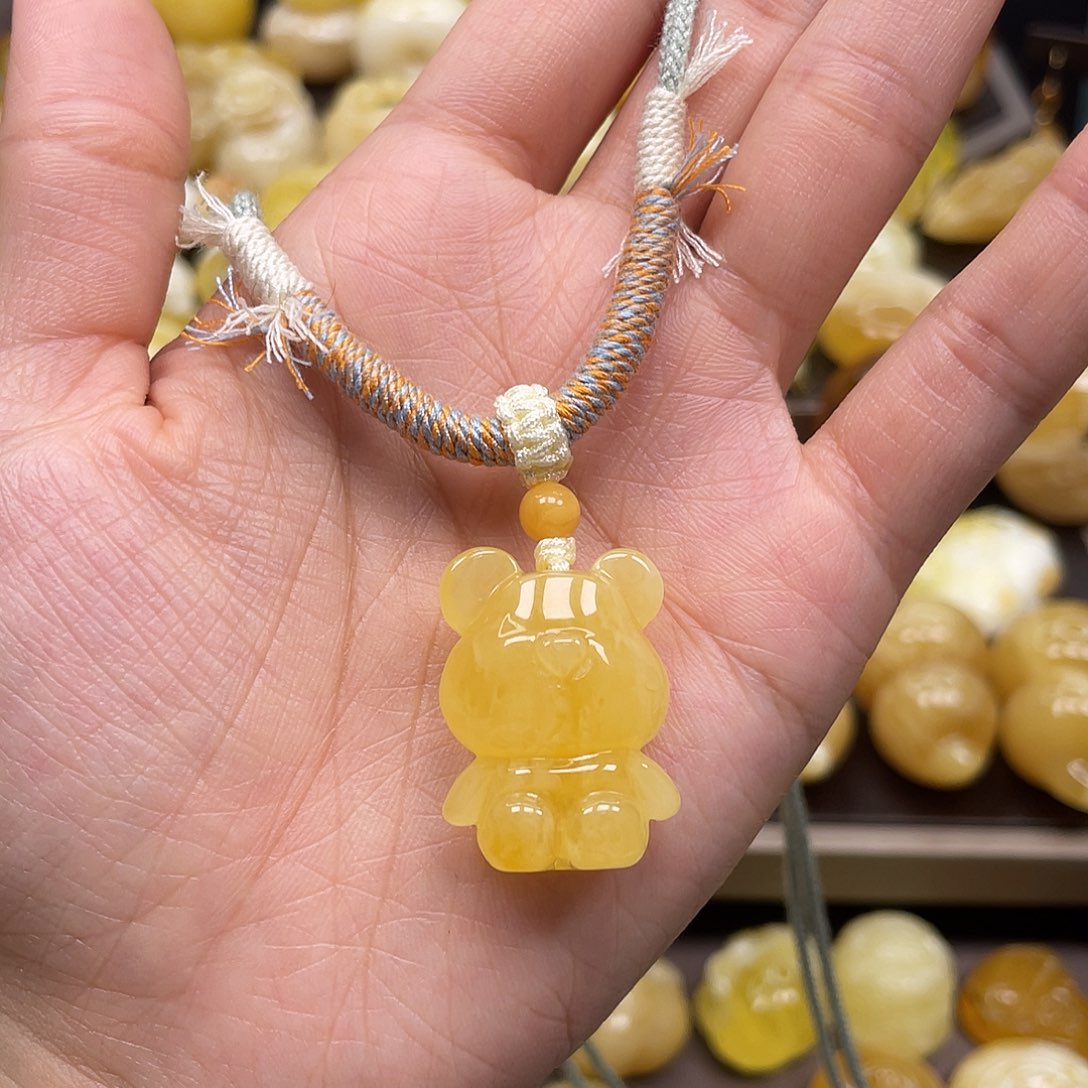 蜜蜡裸石未镶嵌蜜蜡