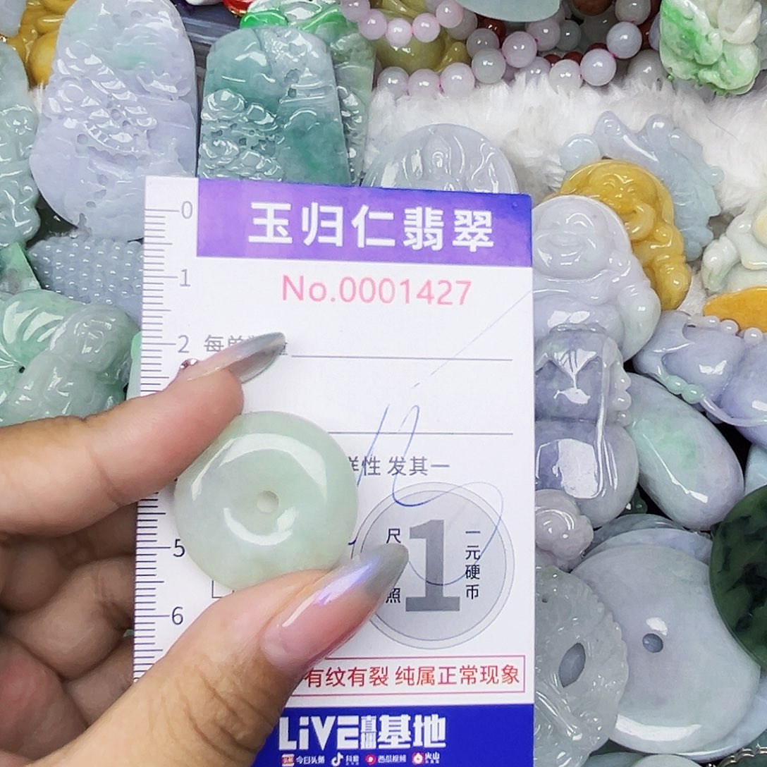 翡翠未镶嵌吊坠(不含链)Wqqw