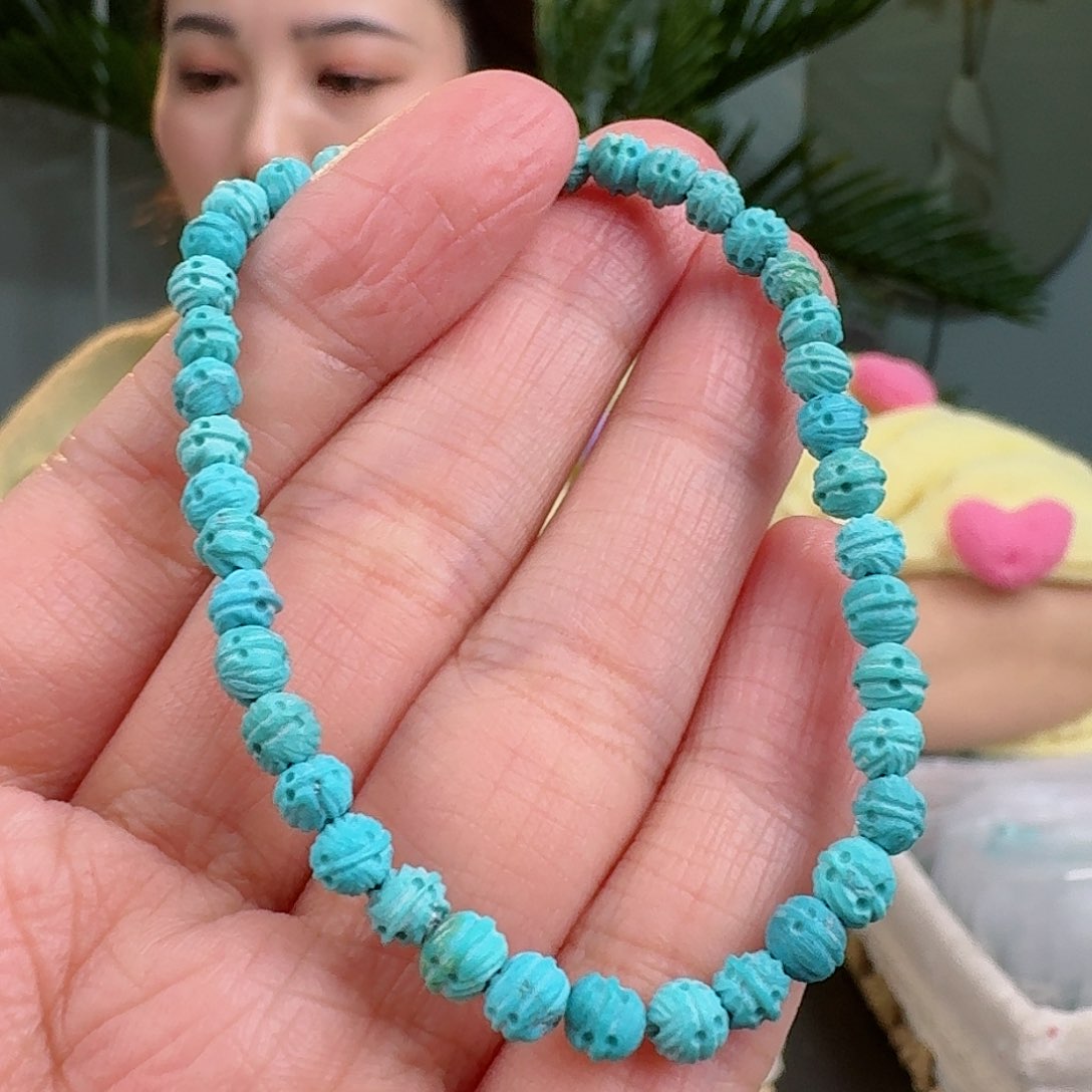 绿松石珠宝奇石未镶嵌