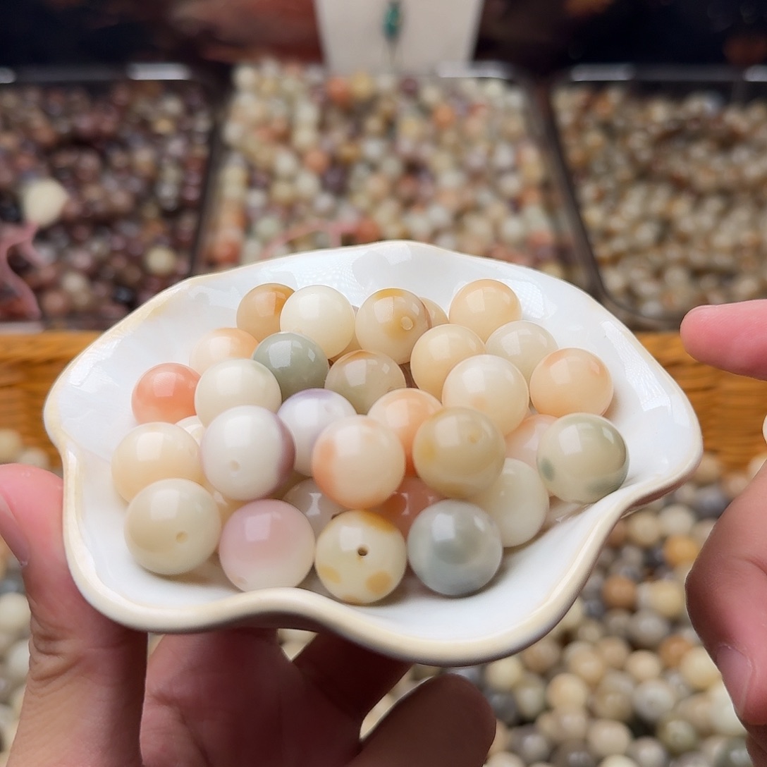 吊坠菩提根/象牙果50颗莫奈花园14圆