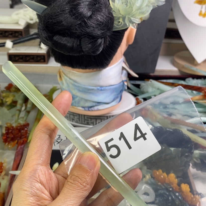 【闪购商品】岫玉发饰合金肉***鱼