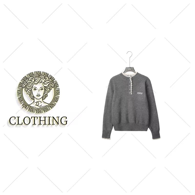 【CLOTHING/原创设计】FA星动女主木耳边秋冬特种纱上衣女0995