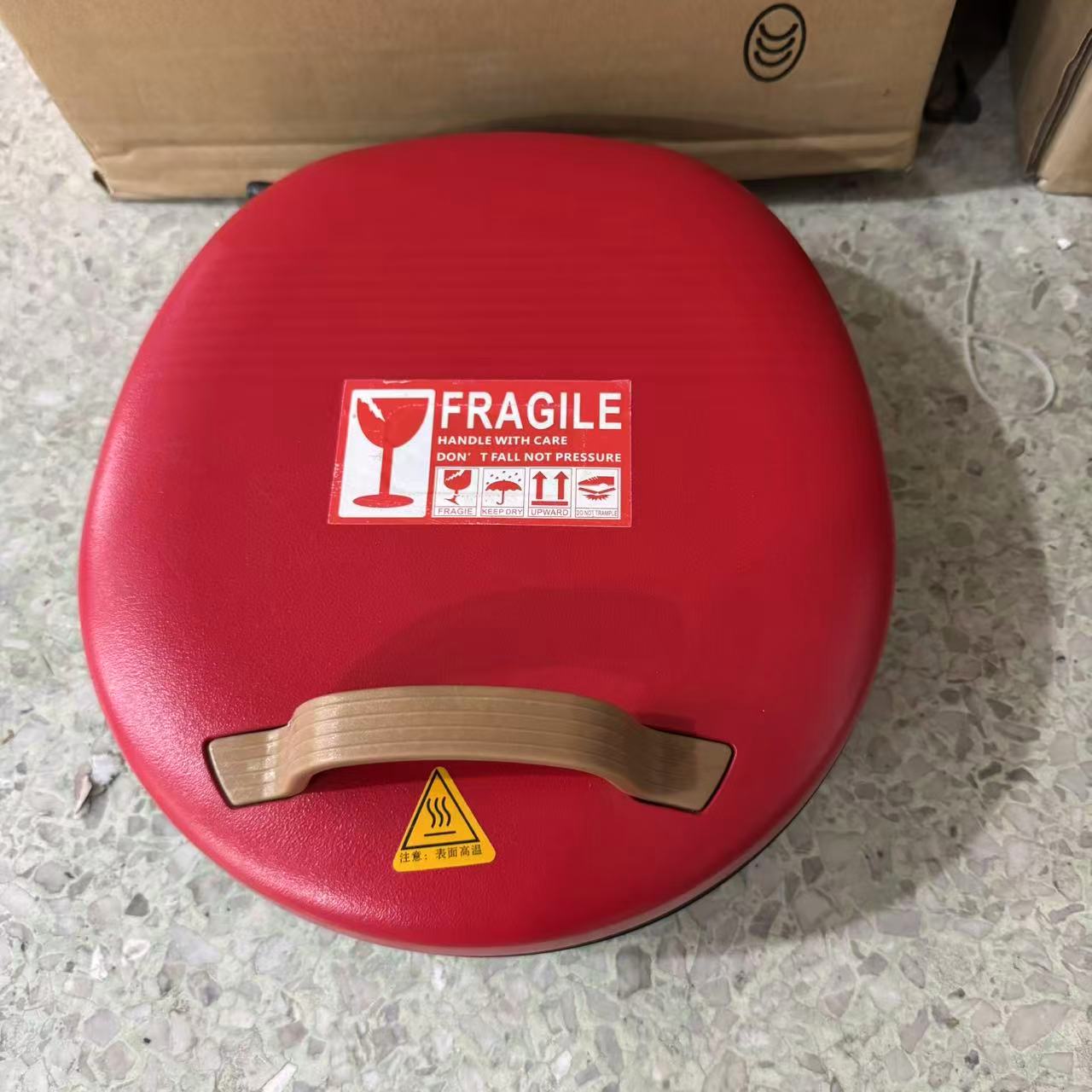 高颜值红色电饼铛家用双面加热烙饼锅D9