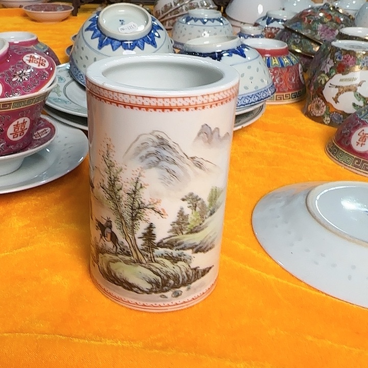 勺子今**池微瑕景德镇陶瓷艺术品