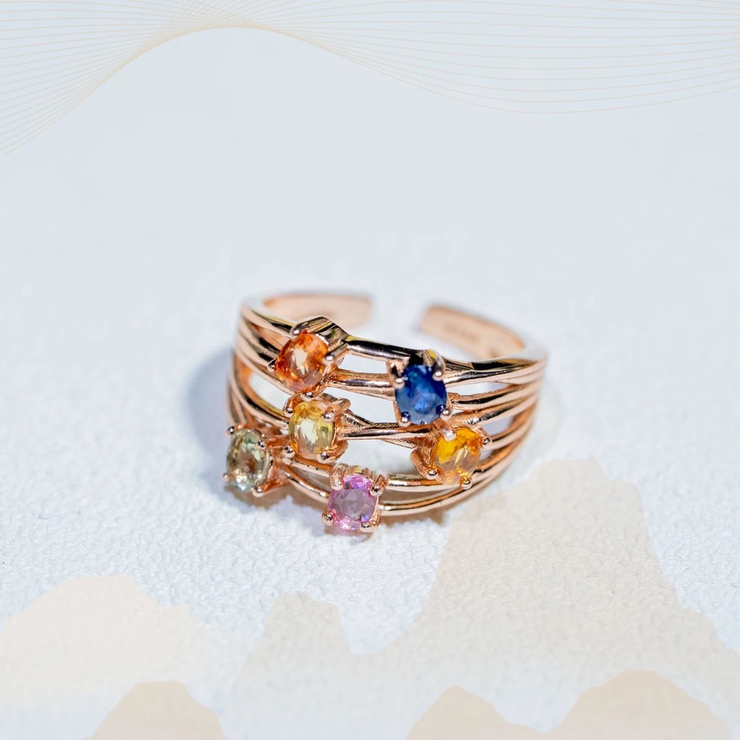 50630-cbgfcp19彩色蓝宝石（设计款）戒指