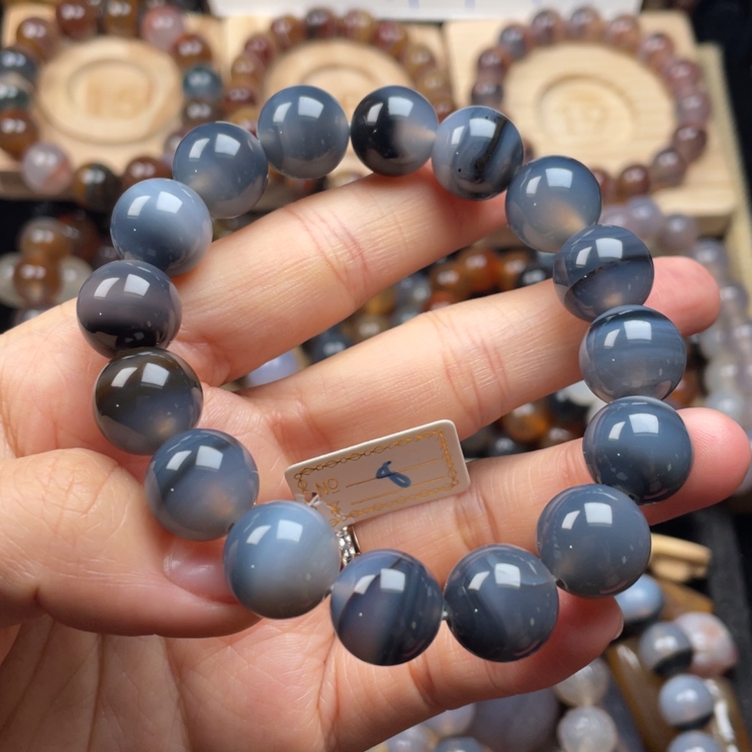 玛瑙/玉髓未镶嵌手链