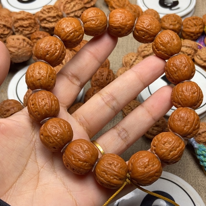文玩核桃吊坠w*小金豆子手串