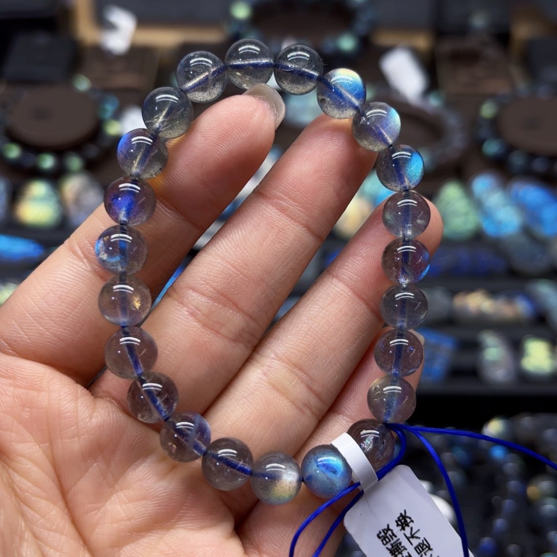 长石手链未镶嵌8.4左右