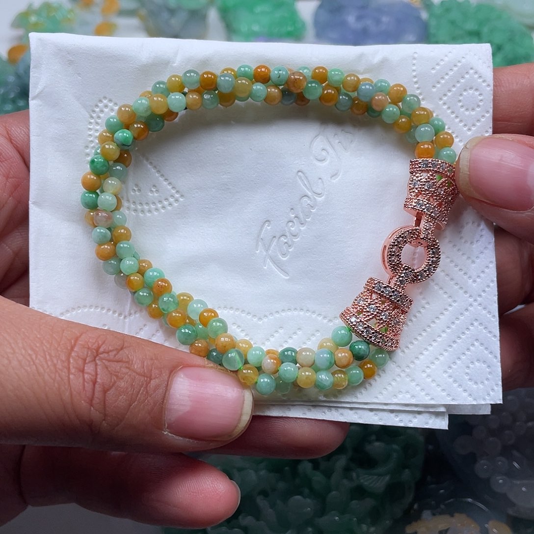 颈饰未镶嵌翡翠翡玉缘翡翠