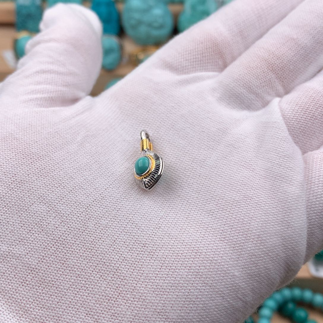 绿松石配饰合金卡