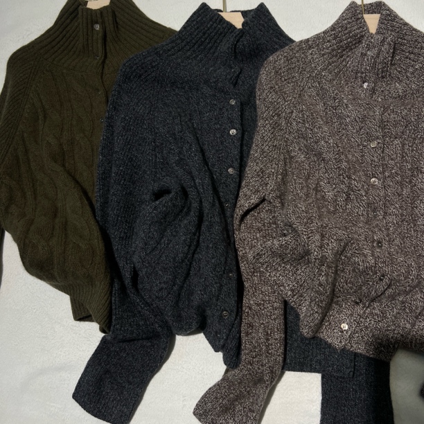 羊毛立领百搭极简风常规款女冬季韩版