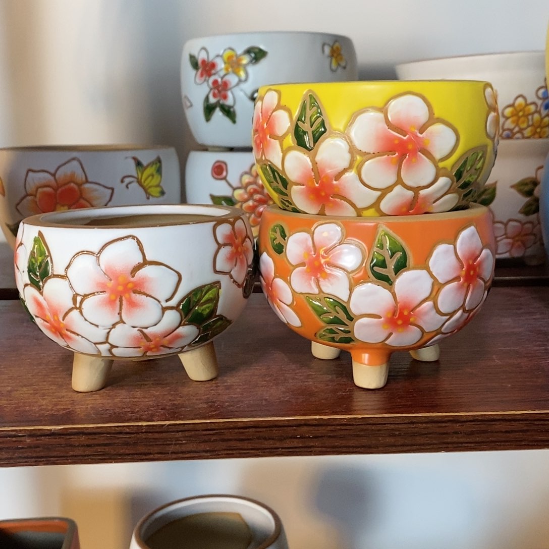 红陶韩式多肉植物花盆