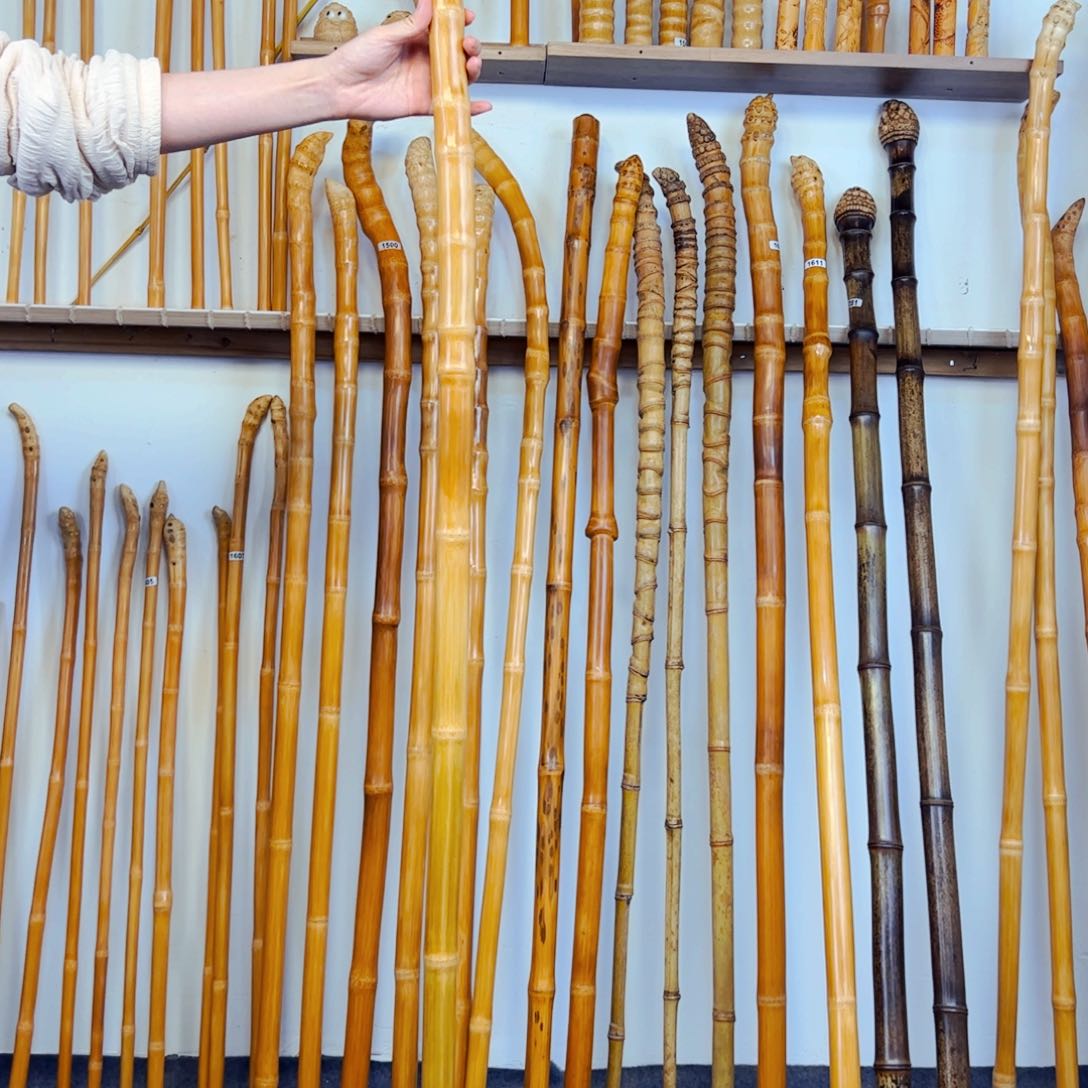 1612玉竹杖登山杖手持拐棍