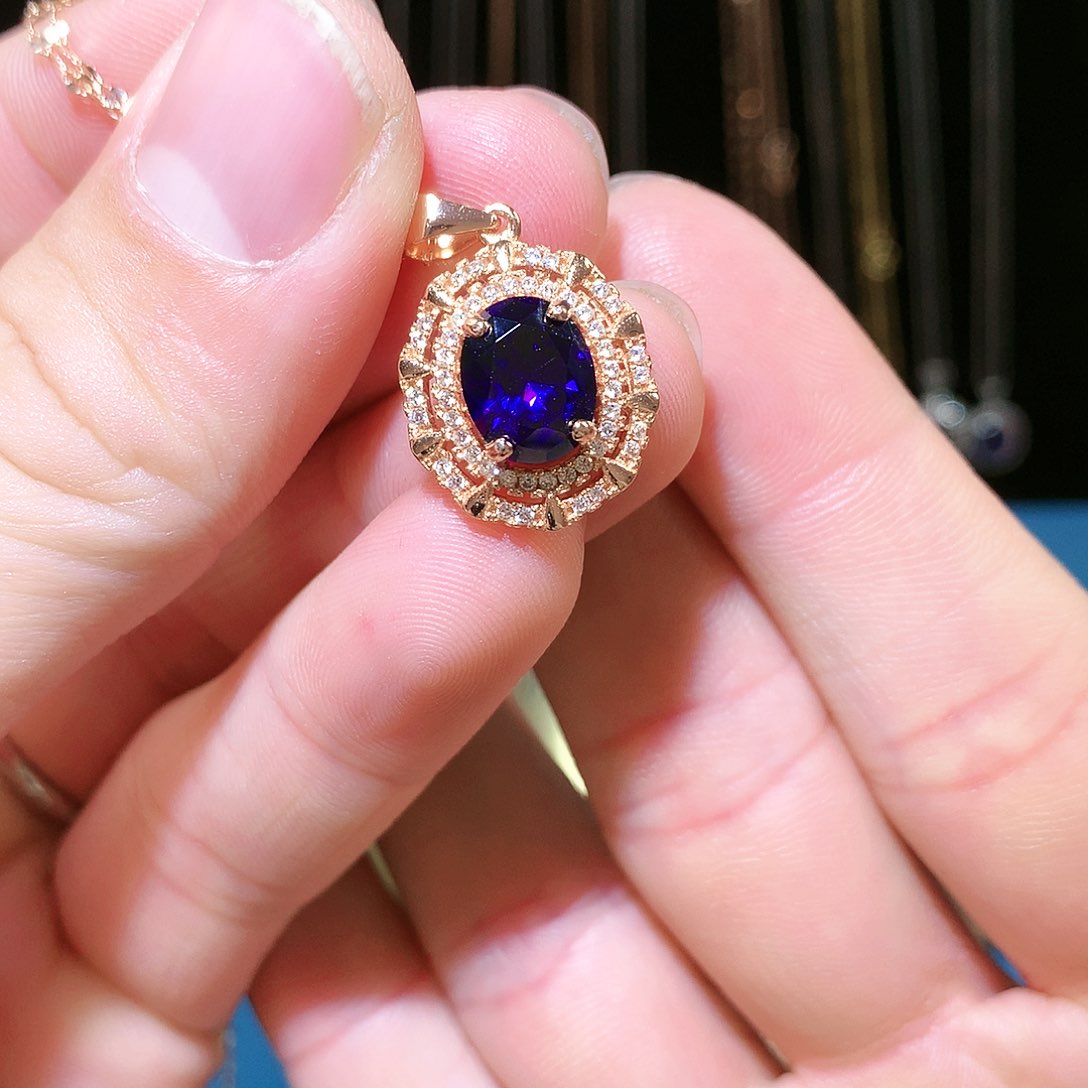 紫晶吊坠(赠链)银S925镶嵌2322222