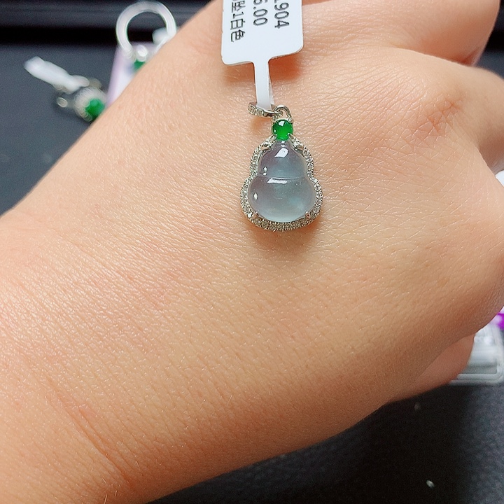 银S925镶嵌戒指翡翠