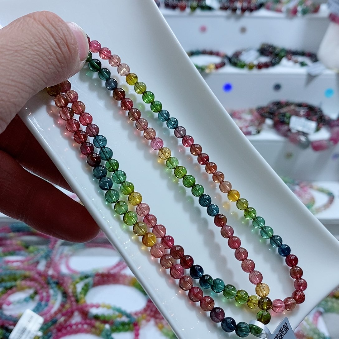 碧玺手链未镶嵌手链